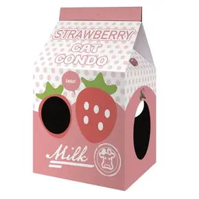 Simon's Simon's - Strawberry Milkbox Condo 13x13x21"