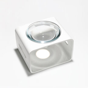 Puppy Gallery Puppy Gallery - Moon Light Bowl - White MED 5.5"H
