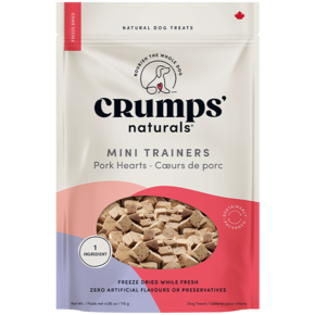 Crumps' Naturals Crumps' Naturals - Mini Trainers Pork Treat 115g Bag