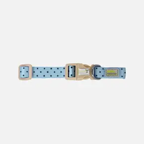 Petite Pistache Petite Pistache - Petite Dog Collar - Dots Blue