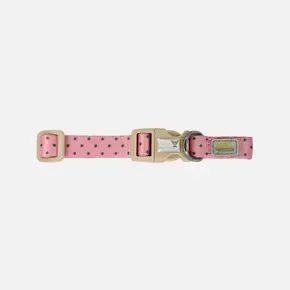 Petite Pistache Petite Pistache - Petite Dog Collar - Dots Pink