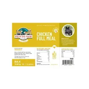 Pets Go Raw Pets Go Raw - Chicken Full Meal