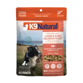 K9 Natural - Freeze Dried Topper Lamb & King Salmon 3.5oz