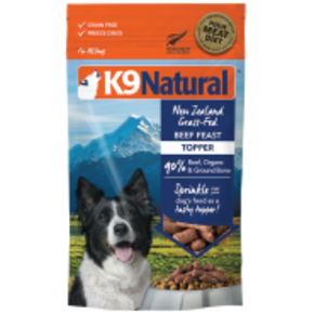 K9 Natural - Freeze Dried Topper Beef 5oz
