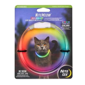 Nite Ize - NiteHowl Necklace - Rechargeable DISCO Cat