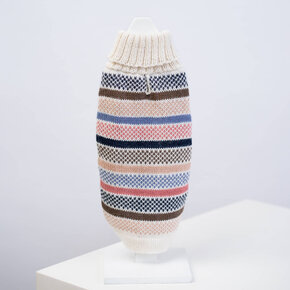 Alqo Wasi - Alpaca Sweater Blushline Stripe