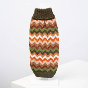 Alqo Wasi - Alpaca Sweater Forest Chevron