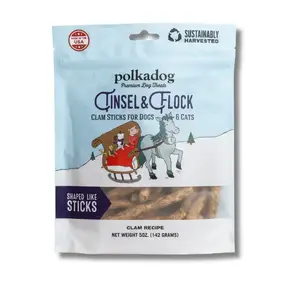 Polkadog - Holiday Pouch Tinsel & Flock