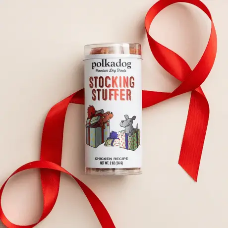 Polkadog Polkadog - Holiday Mini Tube Stocking Stuffer (Chicken Little Bits 2 oz)
