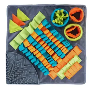 Messy Cats -  Square Forage Mat w/Suction & Lick Mat 16"