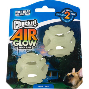 Chuckit - Max Glow Air Fetch Ball Small 2pk