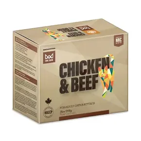 Big Country Raw - Fare Game Cat  2lb Box (3 x 1lb Pouches) Chicken/Beef