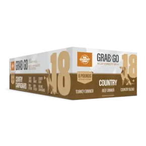 Big Country Raw - Grab N Go COUNTRY 18lb Case ( 9 x 2lb containers)