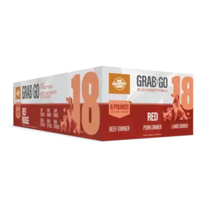 Big Country Raw Big Country Raw - Grab N Go RED 18lb Case ( 9 x 2lb containers)