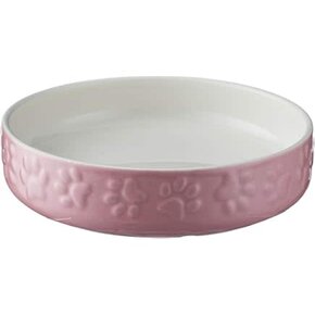 Mason Cash - Ceramic Paw Print Saucer PINK  5.2" (6.8oz)