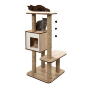 Catit - Vesper V-High Base - Oak - 56 x 56 x 121.5 cm