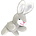 petsport PetSport - Tiny Tots Ricky Rabbit 3"