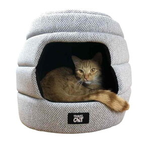 Travel Cat - The Meowbile Convertible Cat Bed & Cave