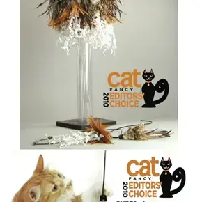 PuRRfect-Crunchy Feather Wand Cat Toy