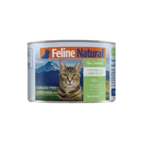 K9 Natural Feline Natural - Chicken & Lamb 3oz Cat Cans