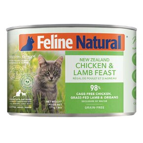 Feline Natural - Chicken & Lamb 3oz Cat Cans