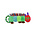 Multipet Multipet - Hungry Caterpillar Tug 9" Dog Toy