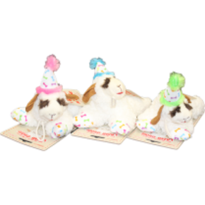 Multipet - Lamb Chop Mini w/Birthday Hat 6"