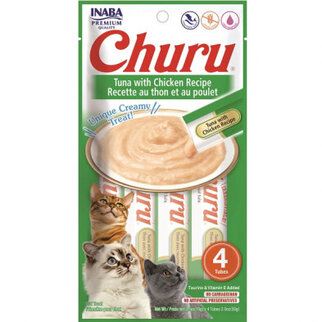 Inaba Churu - Tuna w/Chicken Puree - Treat Tube 4/2oz