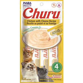 Inaba Churu - Chicken w/Cheese Pureed  Treat Tube 4/2oz