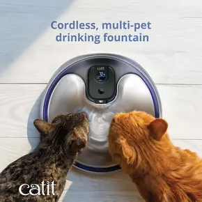 Catit - Drinking Fountain - Stainless Steel  UVC- 5L