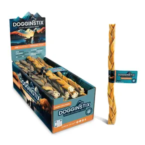 Doggin Stix - Triple Braided Lamb Collagen 12"