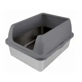 All For Paws - Go Fresh Enclosed Stainless Steel Litter Box