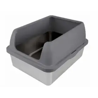 All For Paws All For Paws - Go Fresh Enclosed Stainless Steel Litter Box