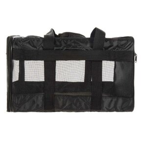 Petwise - Sherpa  Deluxe Travel Carrier Bag Black - LARGE