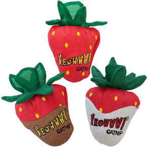 YEOWWW -  Strawberry Chocolate Dip Catnip Toy