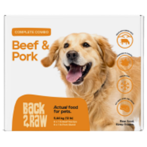 Back2Raw Back 2 Raw - Complete Combo- Beef/Pork Blend 12/1lb Packs