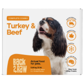 Back 2 Raw - Complete Combo-  Turkey Blend/Beef 12/1lb Packs