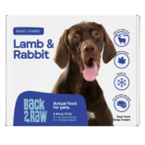 Back2Raw Back 2 Raw - BASIC - Lamb/Rabbit Blend 12/1lb Packs