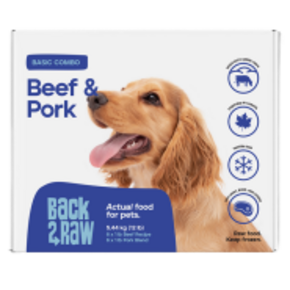 Back 2 Raw - Basic Combo- Beef/Pork Blend 12/1lb Packs