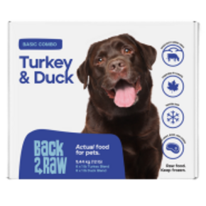 Back 2 Raw - BASIC -  Turkey Blend/Duck Blend 12/1lb Packs