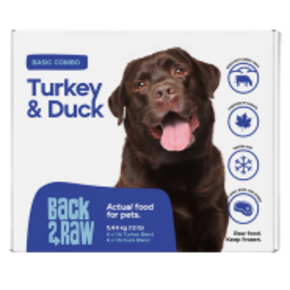 Back2Raw Back 2 Raw - Basic Combo-  Turkey Blend/Duck Blend 12/1lb Packs