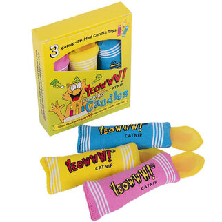 YEOWWW YEOWWW - Birthday Candles w/Catnip 3pc