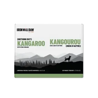 Iron Will Raw Pet Foods Iron Will - Nothing But -Kangaroo 6lb
