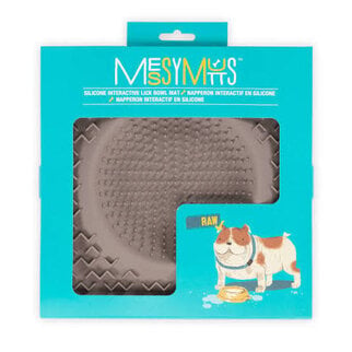Messy Mutts Messy Mutt - Silicone Therapeutic Licking Bowl GREY