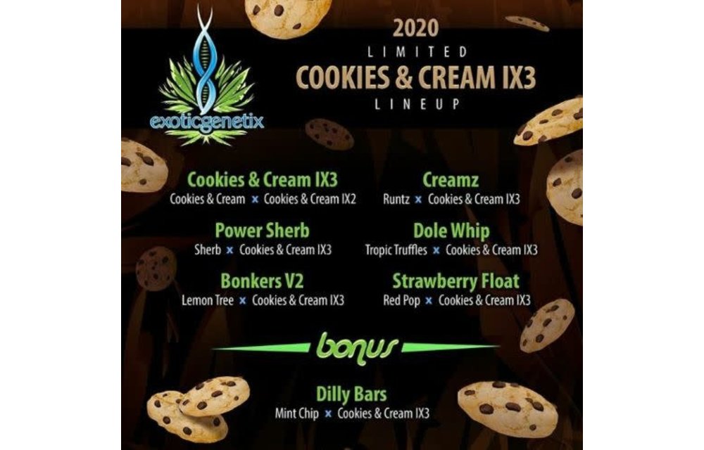 Cookies & Cream IX3 Reg 10 pk