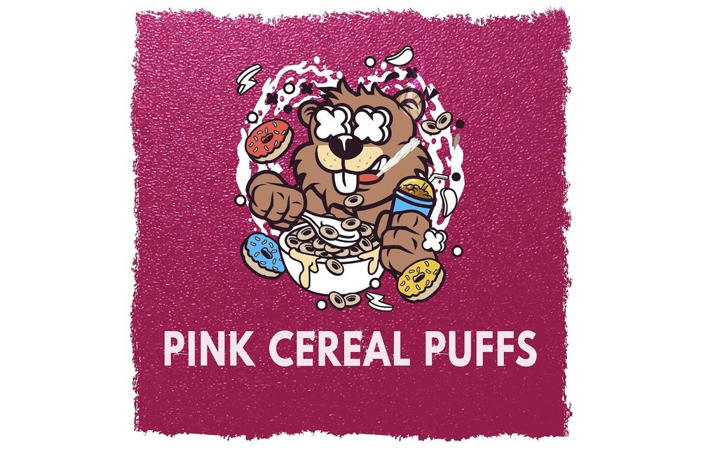 Pink Cereal Puffs Fem 6 pk