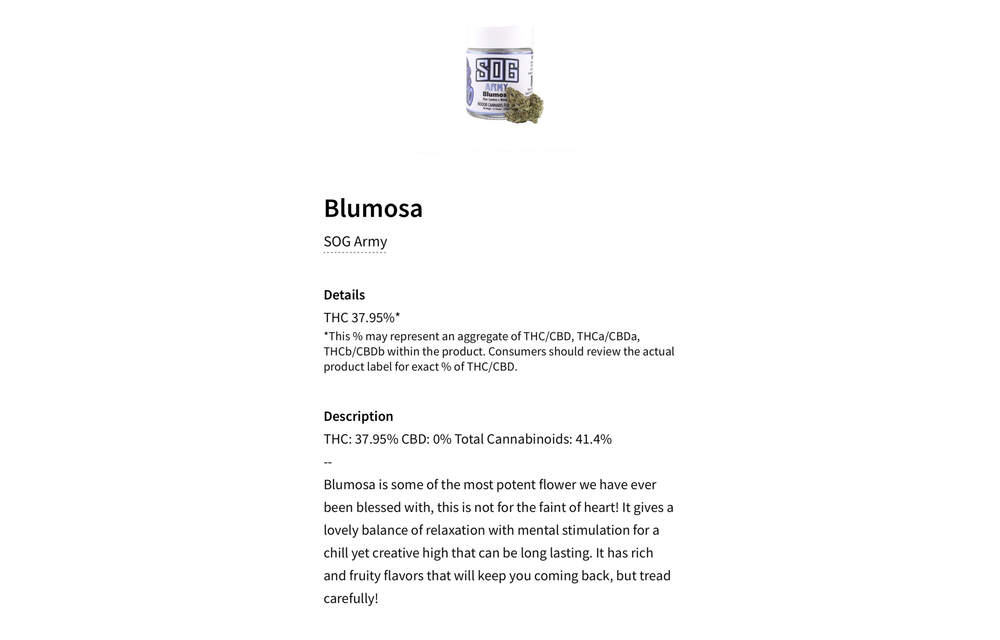 Mosca Seeds Blumosa S1 Fem 6 pk