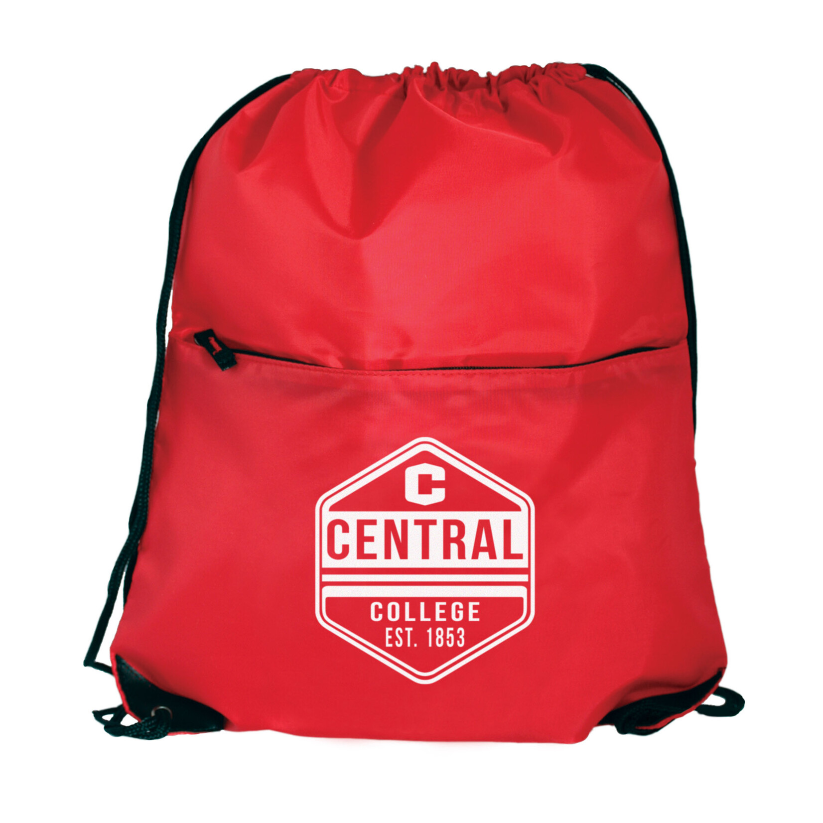 SPIRIT PRODUCTS Spirit Products Drawstring Tote w/Pocket