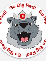 Sticker Mule 3" Go Big Red!