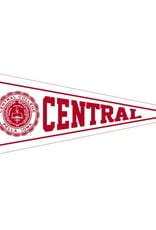 Collegiate Pacific Collegiate Pacific 12 x 30  White Central Pennant with red seal